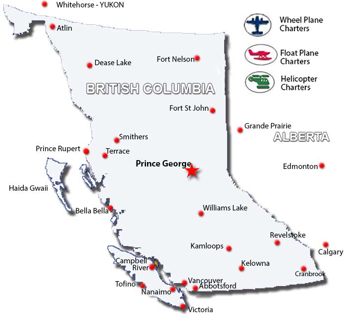 Prince George Charter Flights